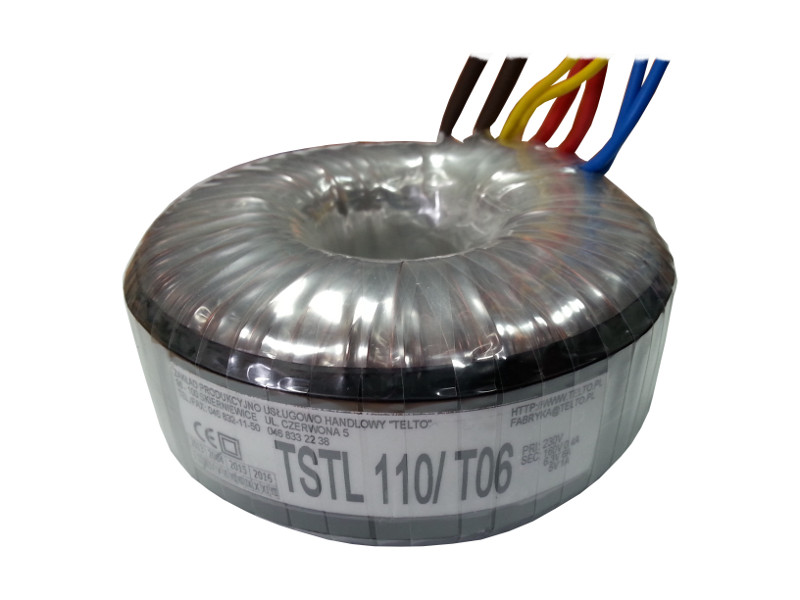 Transformator TSTL 110/T06 230/160V 0.4A. 6.3V 6A, 5V 1A