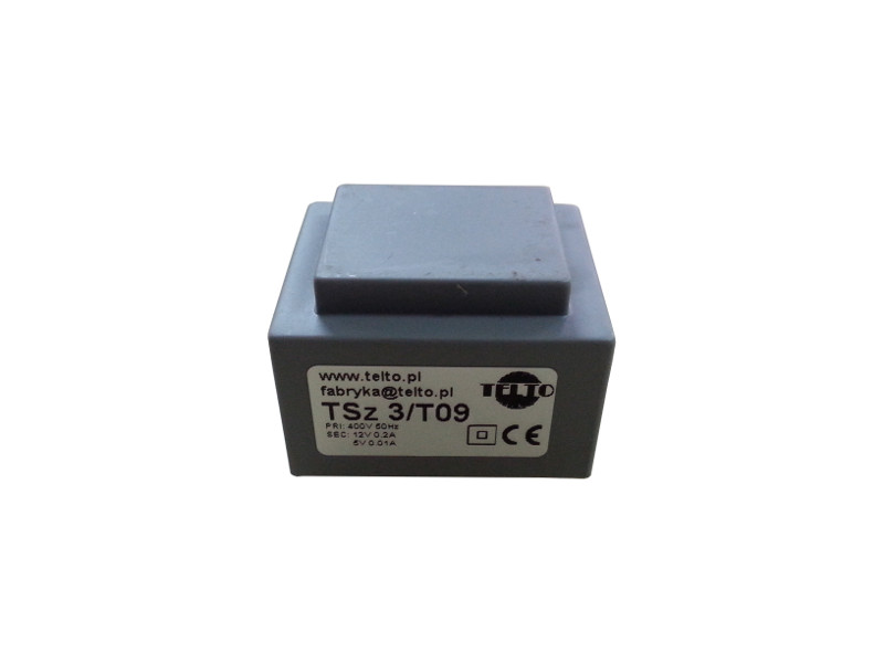 Transformator TSz   3/T09 400/12V 0.2A,50V 0.01A