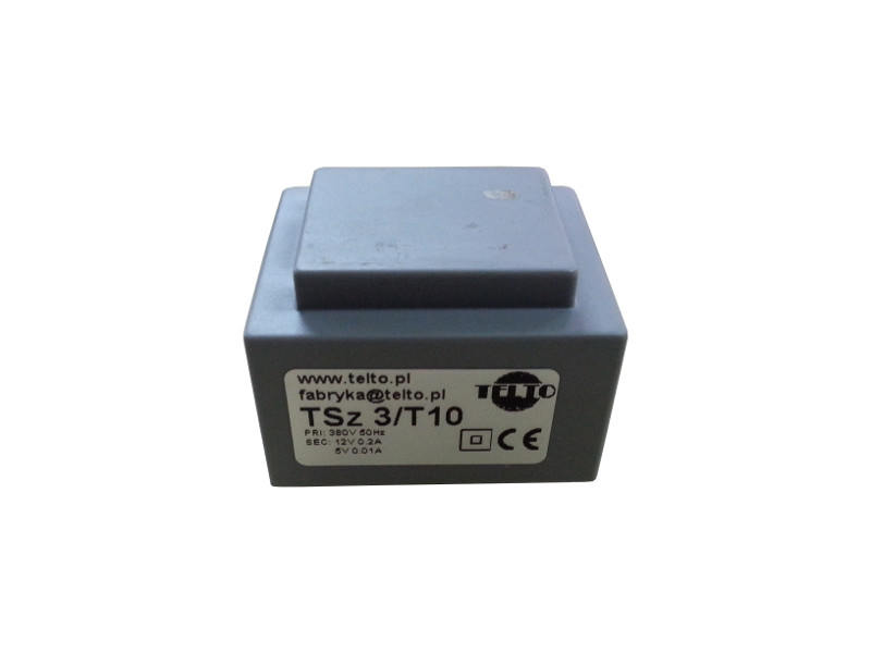 Transformator TSz   3/T10 380/12V 0.2A,50V 0.01A