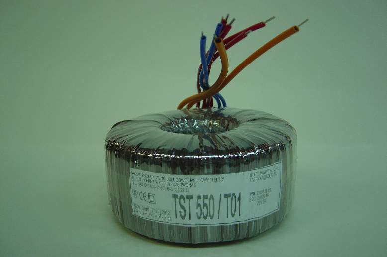 Transformator toroidalny sieciowy TST  550/T001 (230/60V 4A, 60V