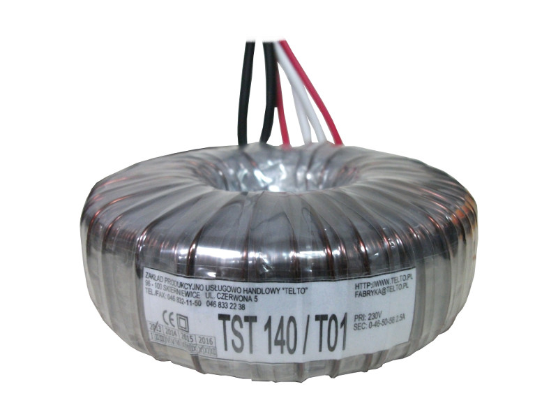 Transformator toroidalny sieciowy TST  140/T001 230/0-46-50-56V