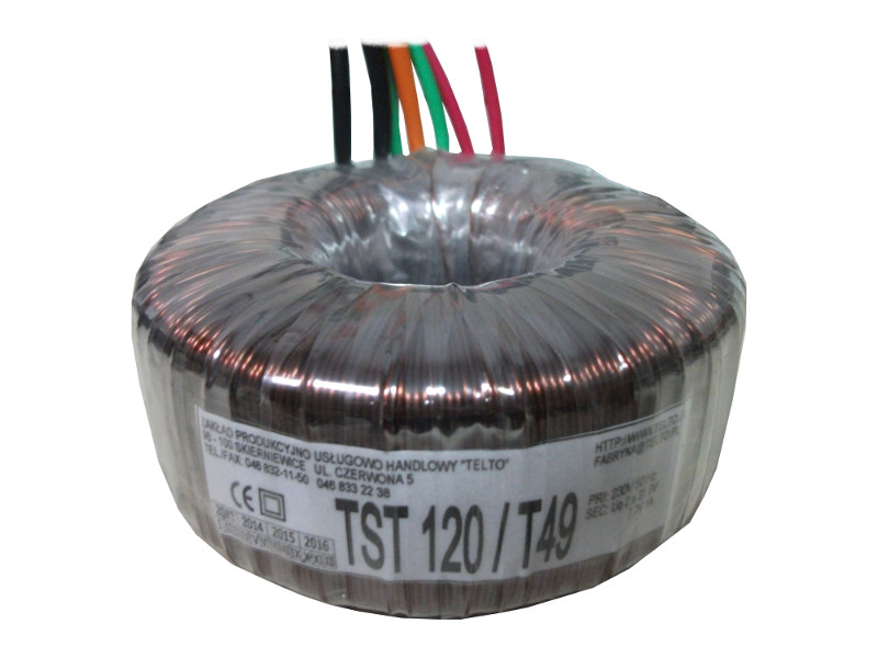 Transformator toroidalny sieciowy TST  120/T049 230/Uo=2x31.8V,