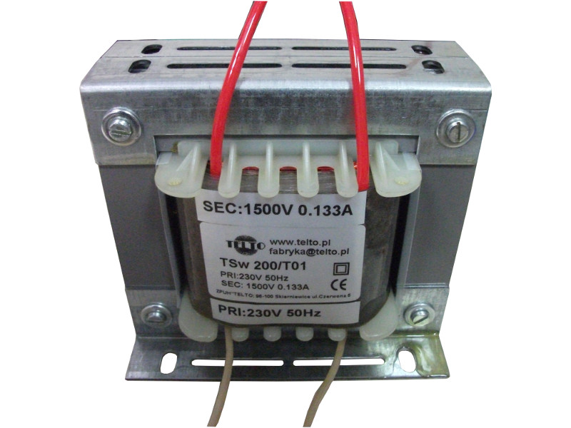 Transformator sieciowy wysokonapięciowy TSw 200/T01 230/1500V