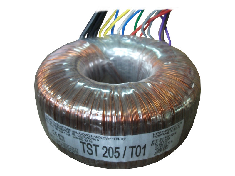 Transformator toroidalny sieciowy TST  205/T001 2x115/32V 0.5A,