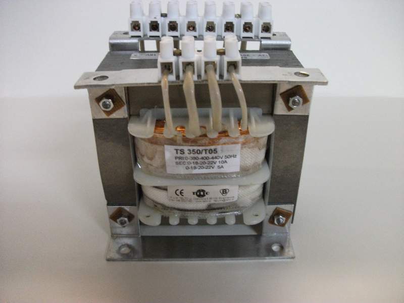 Transformator TS  350/T05 0-380-400-440/0-18-20-22V 10A, 0-18-20