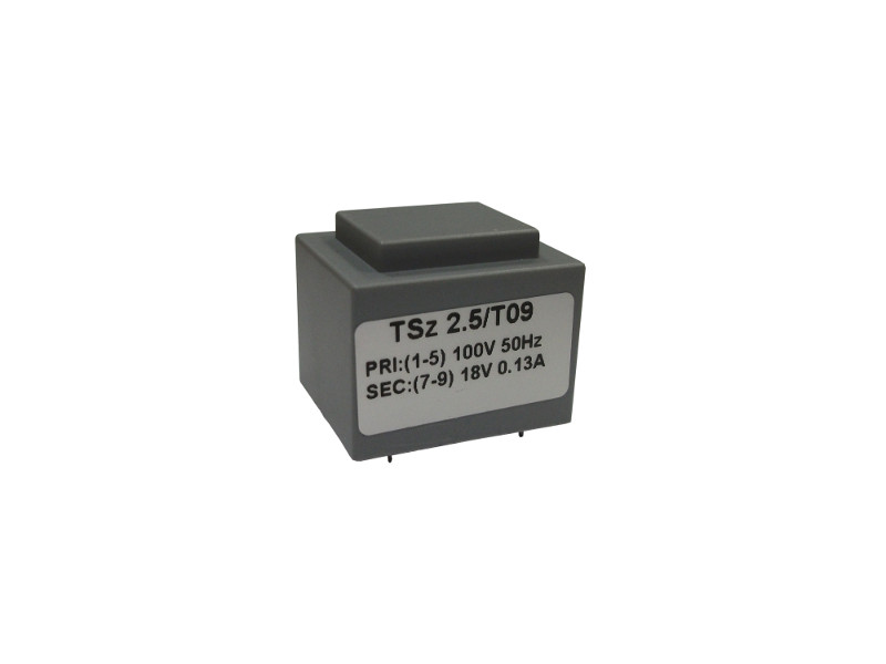 Transformator TSz   2.5/T09 100/18V 0.13A