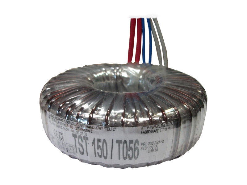 Transformator toroidalny sieciowy TST  150/T056 230/10V 1A 8.5V