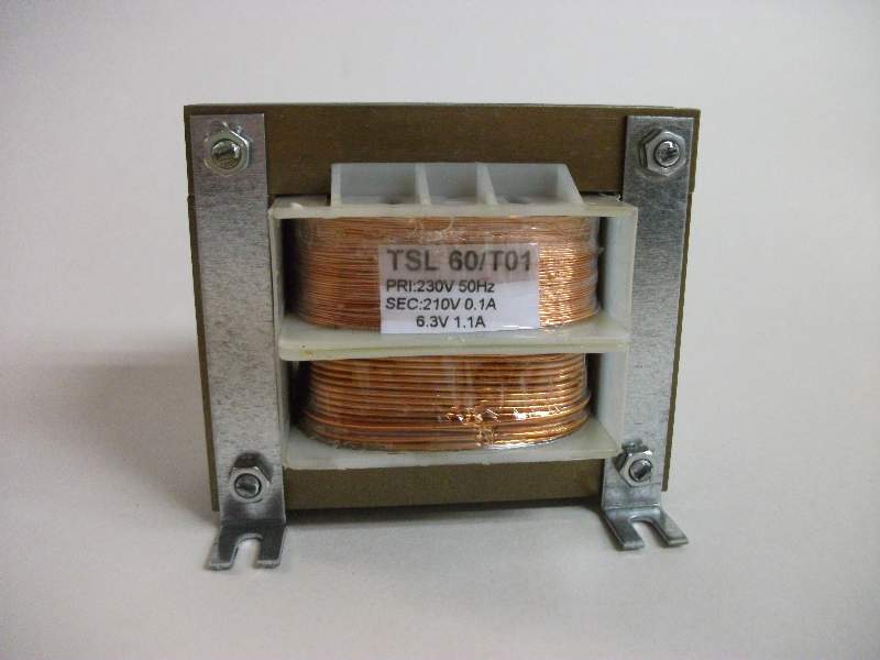 Transformator TSL  60/T01 (210V 0.1A, 6.3V 1.1A)