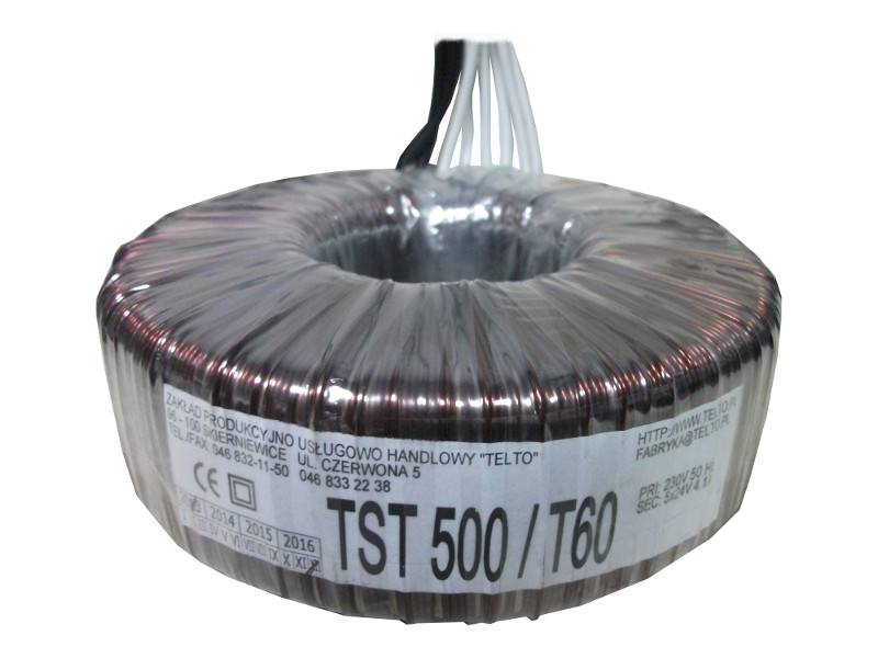 Transformator toroidalny sieciowy TST  500/T060 230/5x24V 4.1A