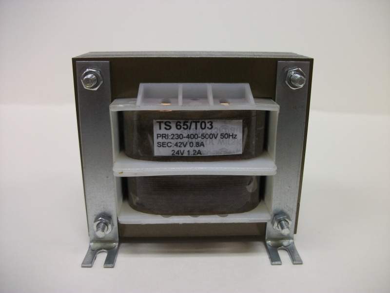 Transformator TS   65/T03 0-230-400-500/42V 0.8A, 24V 1.2A