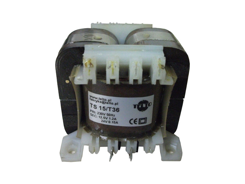 Transformator TS   15/T36 230/24V 0.15, 12.5V 1.2A