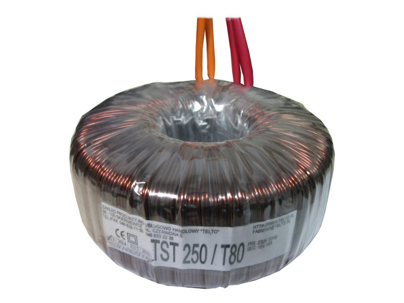 Transformator toroidalny sieciowy TST  250/T080 230/15V 16A