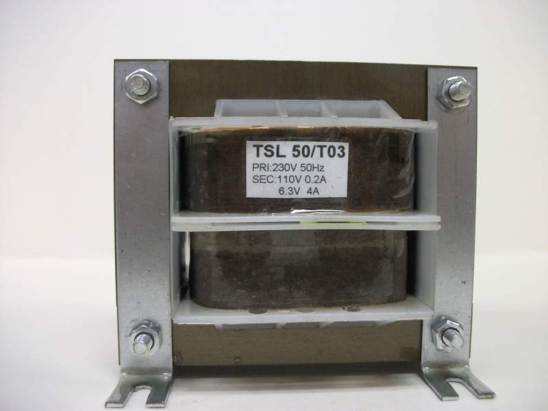 Transformator TSL  50/T03 (230/110V 0.2A,6.3V 4A)