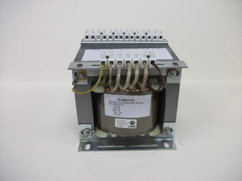 Transformator TS  800/T10 115-100-0-115-100-0/230V 2.5A, 18V 4A,