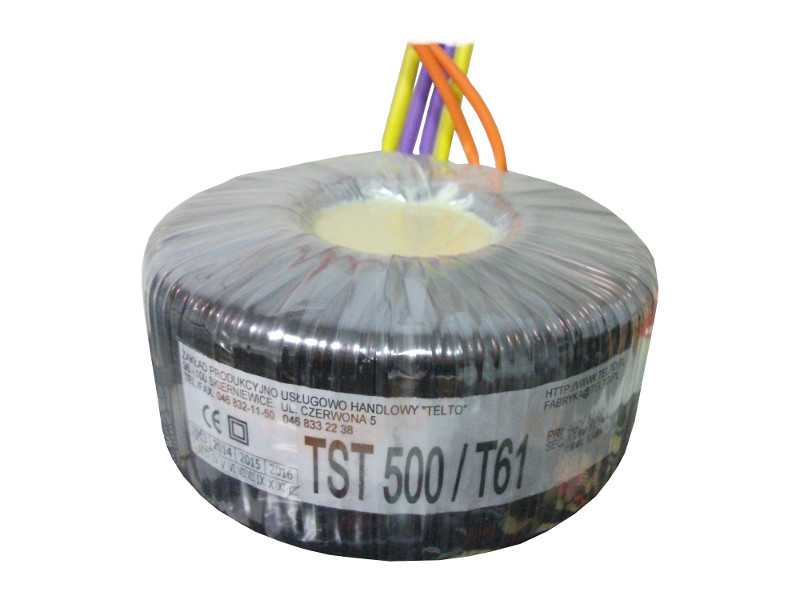 Transformator toroidalny sieciowy TST  500/T061 400-480/2x18.4V