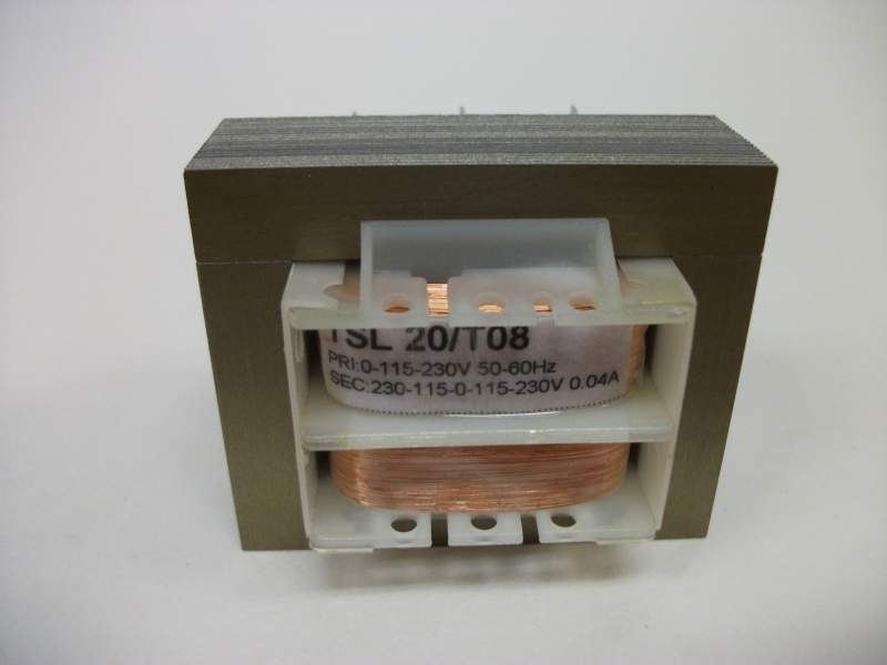 Transformator TSL  20/T08 (0-115-230/230-115-0-115-230V 20mA Z P