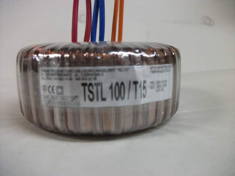 Transformator TSTL 100/T15 230/185V 0.37A, 6.3V 5A