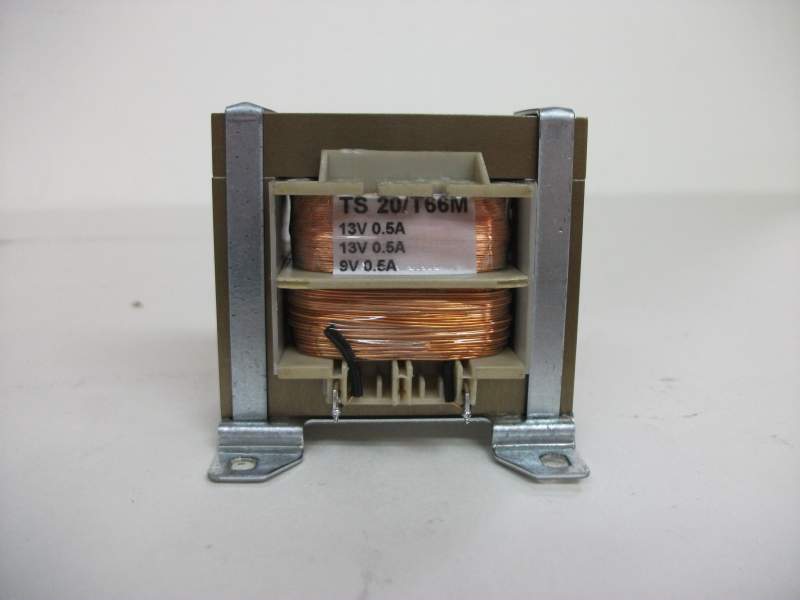 Transformator TS   20/T066M 230/13V 0.5A, 13V 0.5A,9V 0.5A