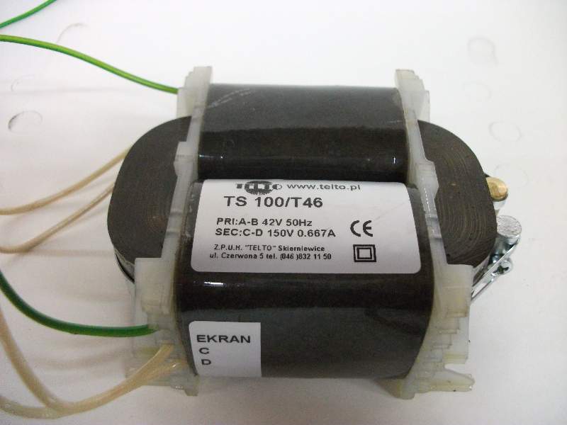 Transformator TS  100/T46 42V/150V 0.667A