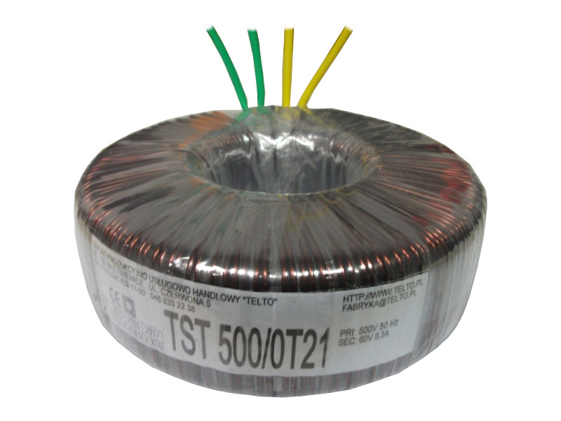 Transformator toroidalny sieciowy TST  500/T021 500/60V 8.3A