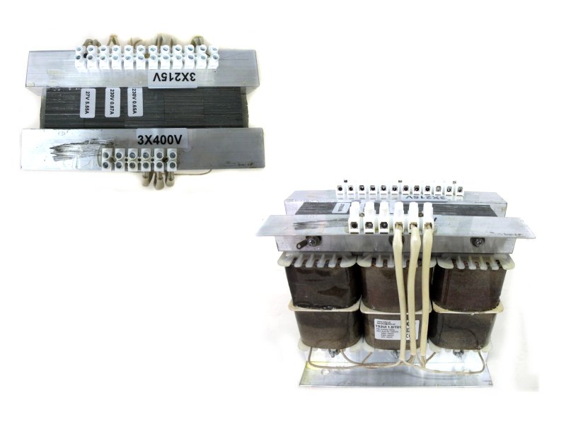Transformator trójfazowy TS3UI  1500/T01 3x400/3x215V ,230V ,230