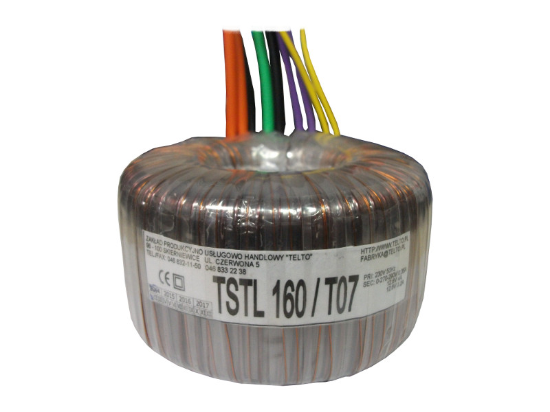 Transformator TSTL 160/T07 230/0-270-290V 0.35A, 12.6V 4A, 12.6V