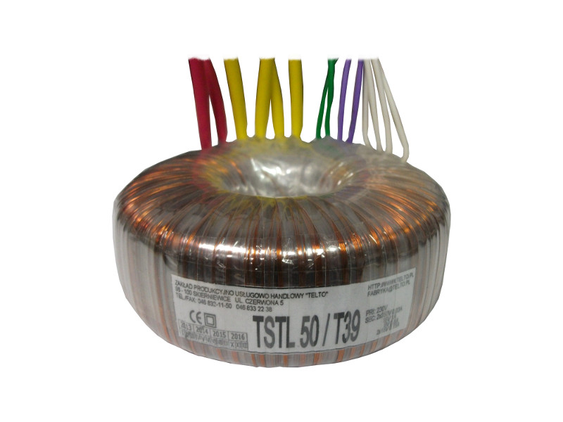 Transformator TSTL  50/T39 230/2x350V 30mA, 9V 800mA, 2x15V 150m