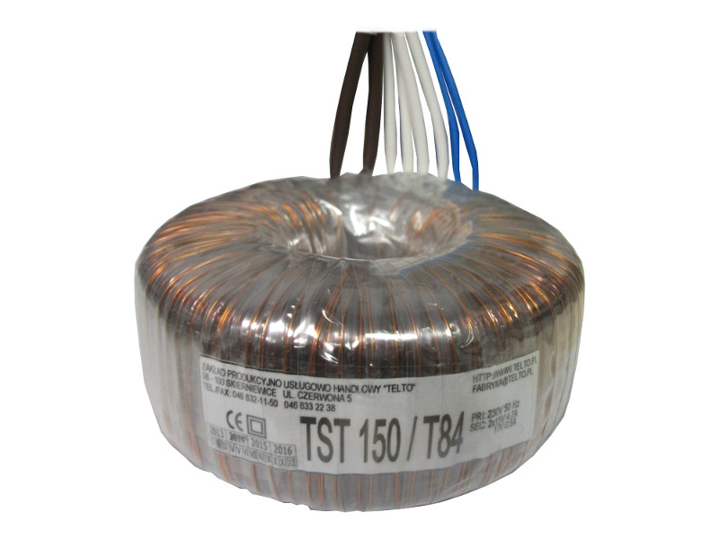 Transformator toroidalny sieciowy TST  150/T084 230/2x15V 4.7A,
