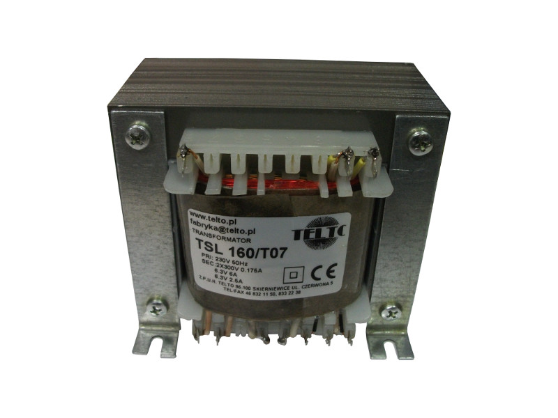 Transformator TSL 160/T07 (2x300V 0.175A, 6.3V 6A, 6.3V 2.5A)