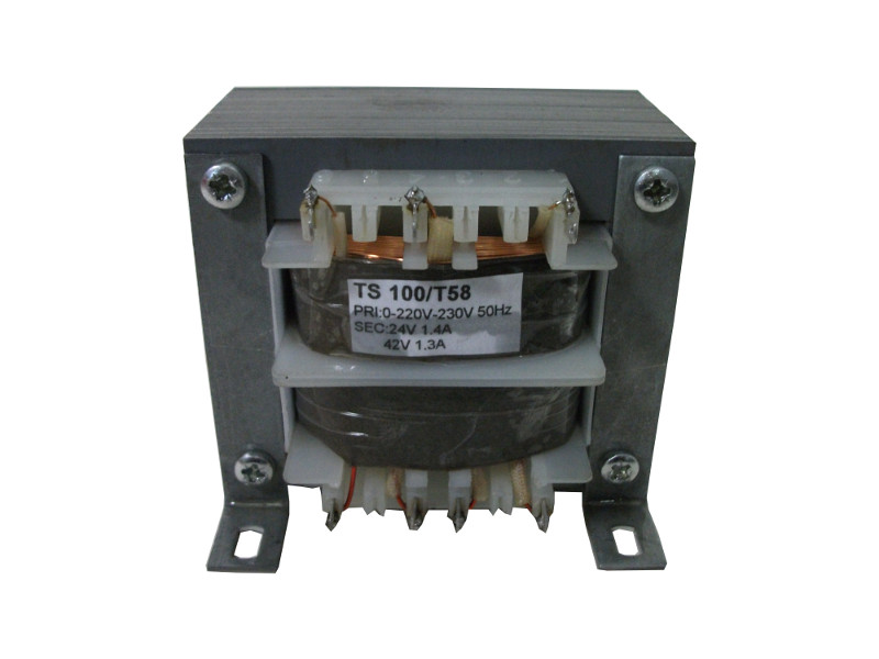 Transformator TS  100/T58 0-220-230/24V 1.4A, 42V 1.3A
