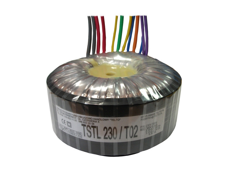 Transformator TSTL 230/T02 230/300V 0.55A, 3.15-0-3.15V 3A, 3.15