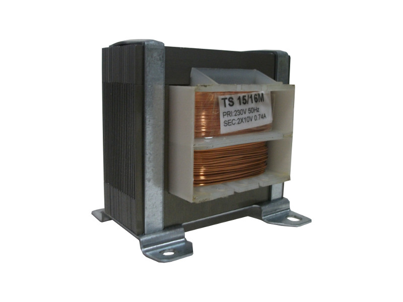 Transformator TS   15/T16M (230V/2x10V 0.74A)