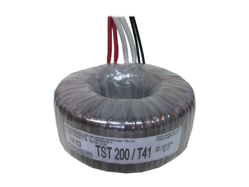 Transformator toroidalny sieciowy TST  200/T041 230/9V 1A 16V 13