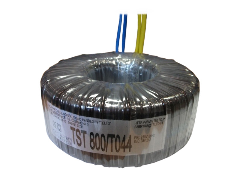 Transformator toroidalny sieciowy TST  800/T044 230/38V 21A