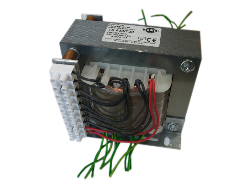 Transformator TS  630/T20 230/4x300V 0.5A, 4x9V 50mA, 9V 1A