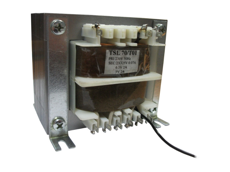 Transformator TSL  70/T01 (2x325V 0.07A, 6.3V 2A, 5V 2A)