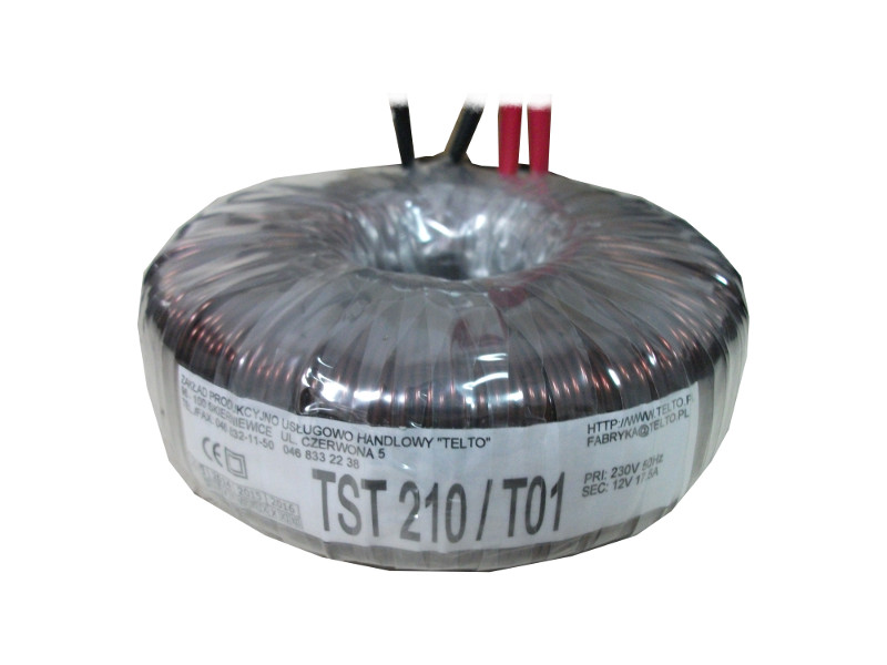 Transformator toroidalny sieciowy TST  210/T001 230/12V 17.5A