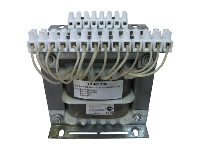 Transformator TS  400/T35 230/500-550-600V 0.4A 300Hz