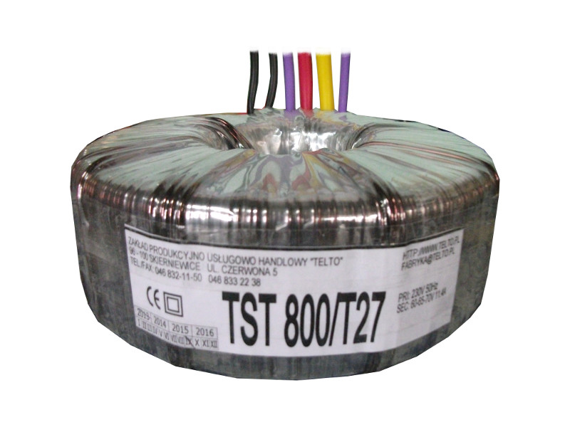 Transformator toroidalny sieciowy TST  800/T027 (230/0-60-65-70V