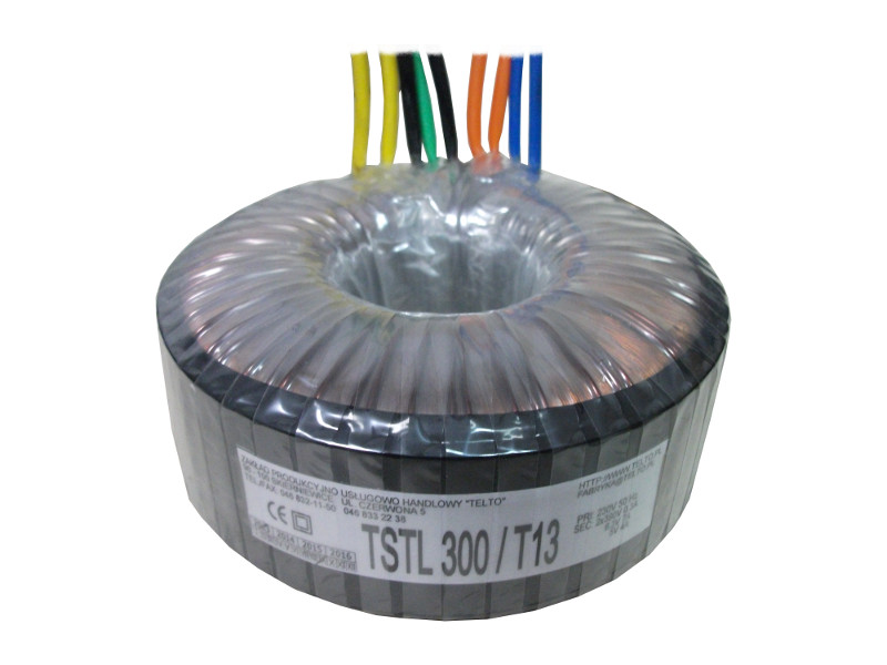 Transformator TSTL 300/T13 230/2x390V 0.3A, 6.3V 7A, 5V 4A