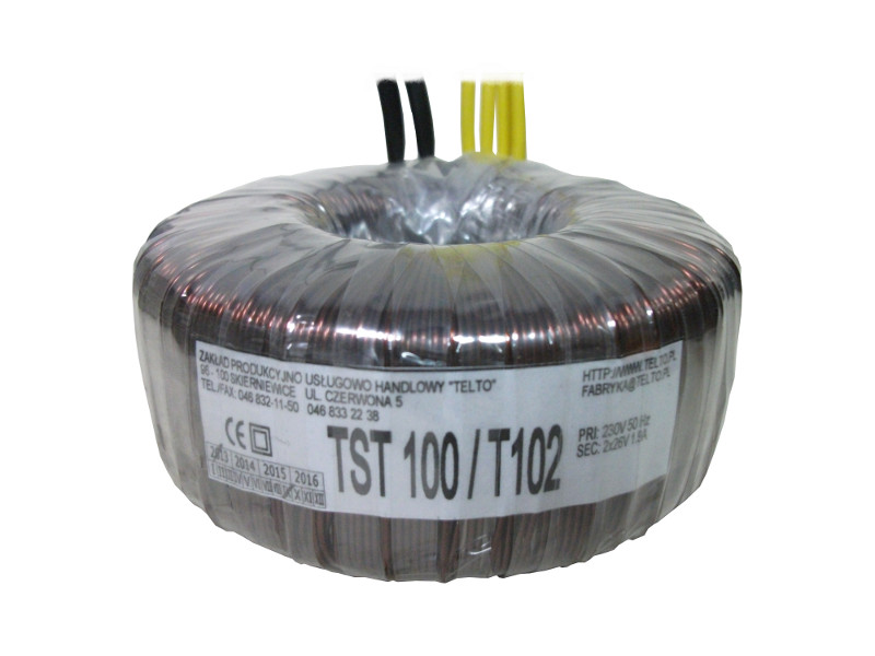 Transformator toroidalny sieciowy TST  100/T102 230/2x26V 1.9A