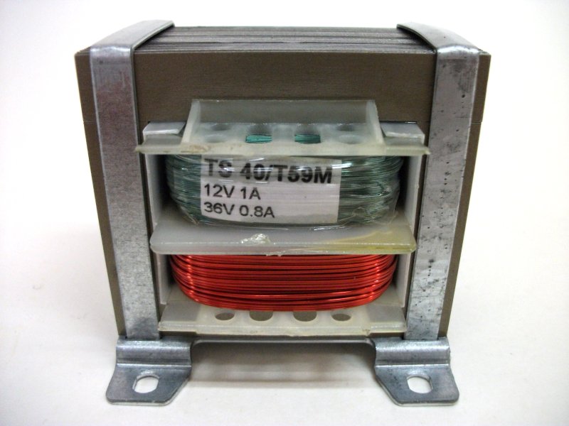 Transformator TS   40/T059M 230/12V 1A 36V 0.8A