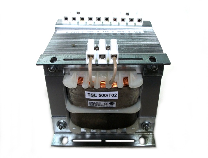 Transformator TSL 500/T02 335V 0.5A 196V 0.7A 82V 0.3A 13.3V 6A