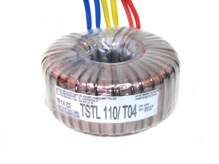 Transformator TSTL 110/T04 230/250V 0.3A 6.3V 5A