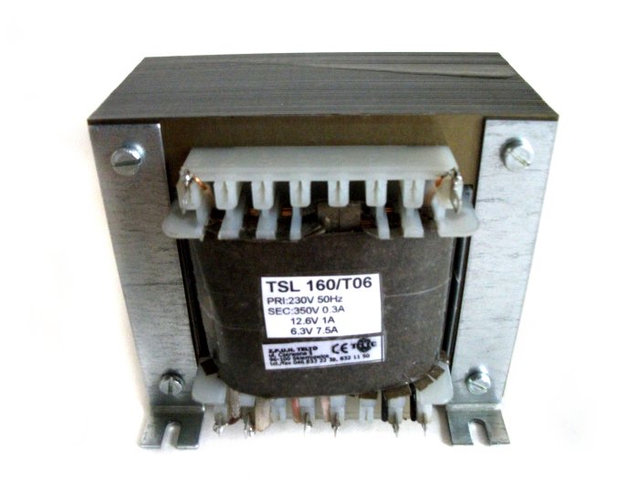 Transformator TSL 160/T06 230/350V 0.3A, 12.6V 1A, 6.3V 7.5A