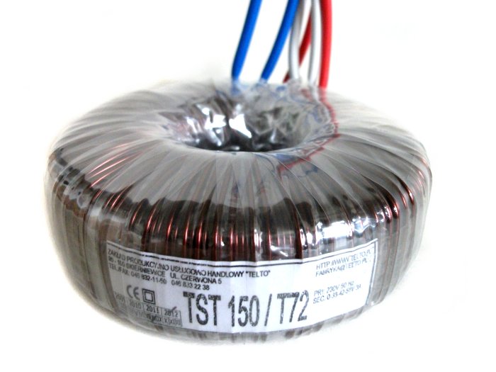 Transformator toroidalny sieciowy TST  150/T072 230/0-33-42-51V