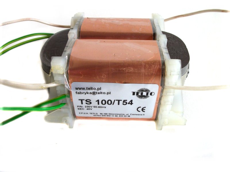 Transformator TS  100/T54 230/40V 2.5A ekran