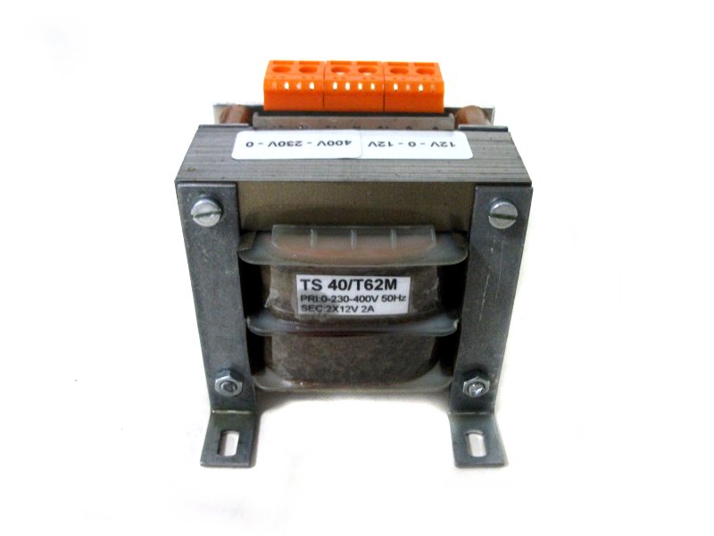Transformator TS   40/T062M 0-230-400/2x12V 2A