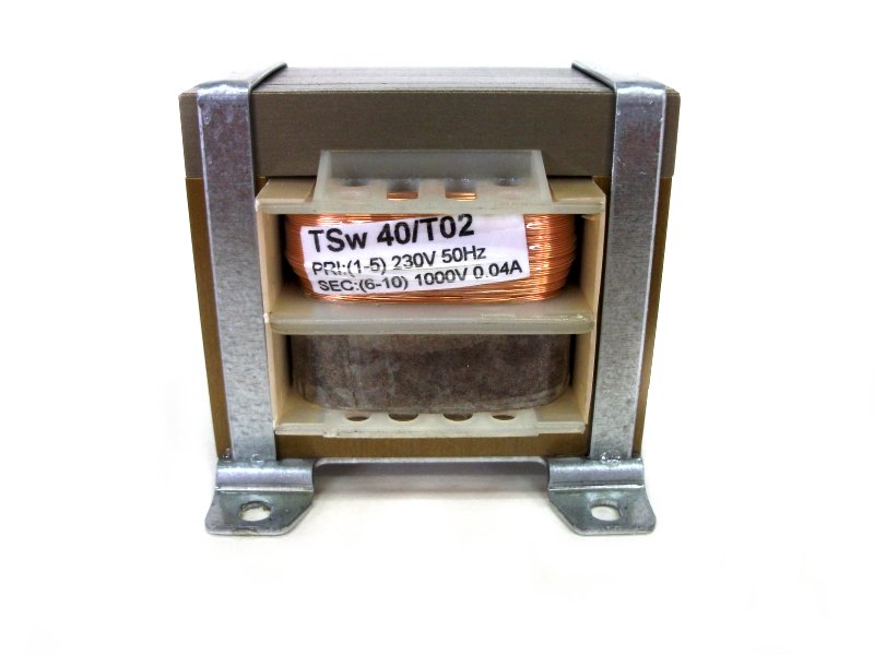 Transformator sieciowy wysokonapięciowy TSw  40/T02 230/1000V 0.