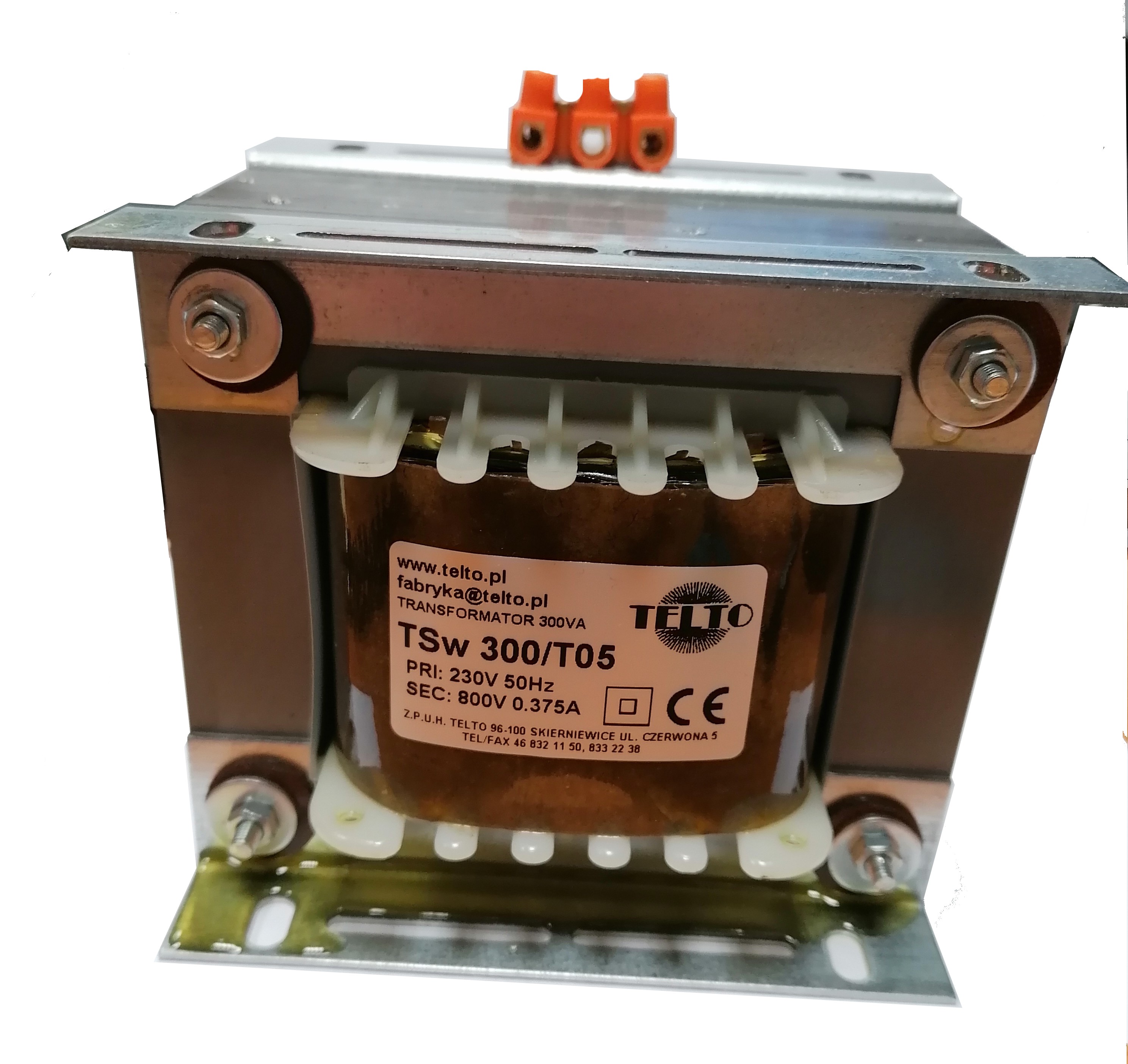 Transformator sieciowy wysokonapięciowy TSw 300/T05 230/800V 0.3